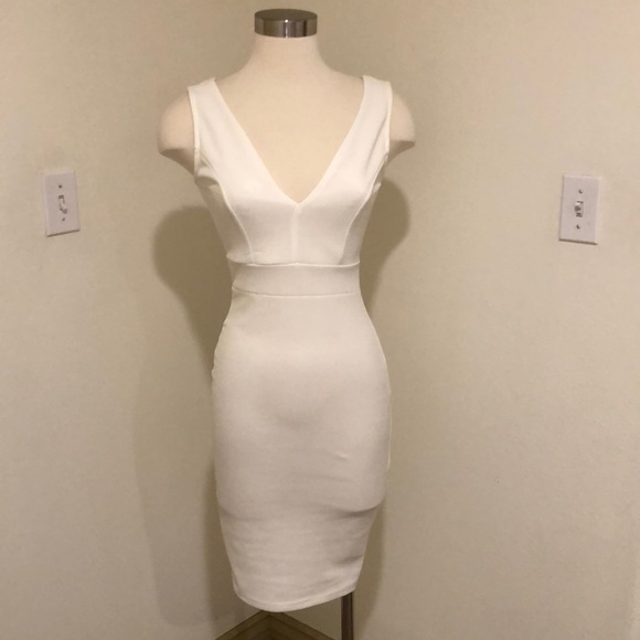 sexy classy white dress